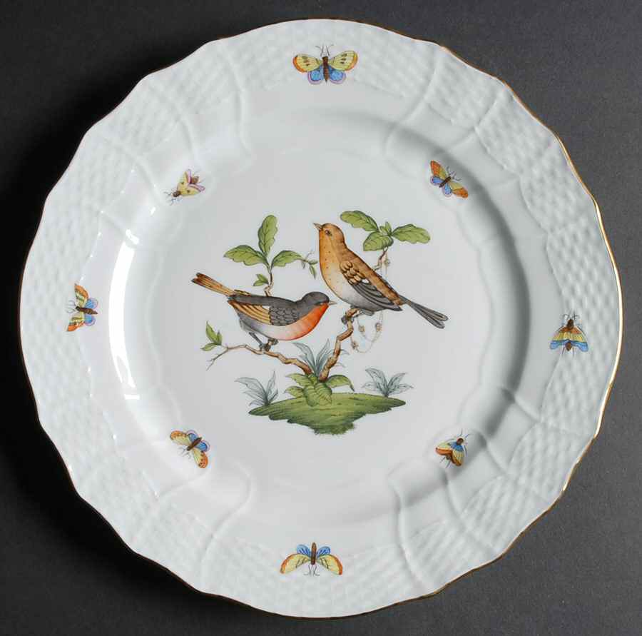 Rothschild Bird (RO) Service Plate (Charger) by Herend-1
