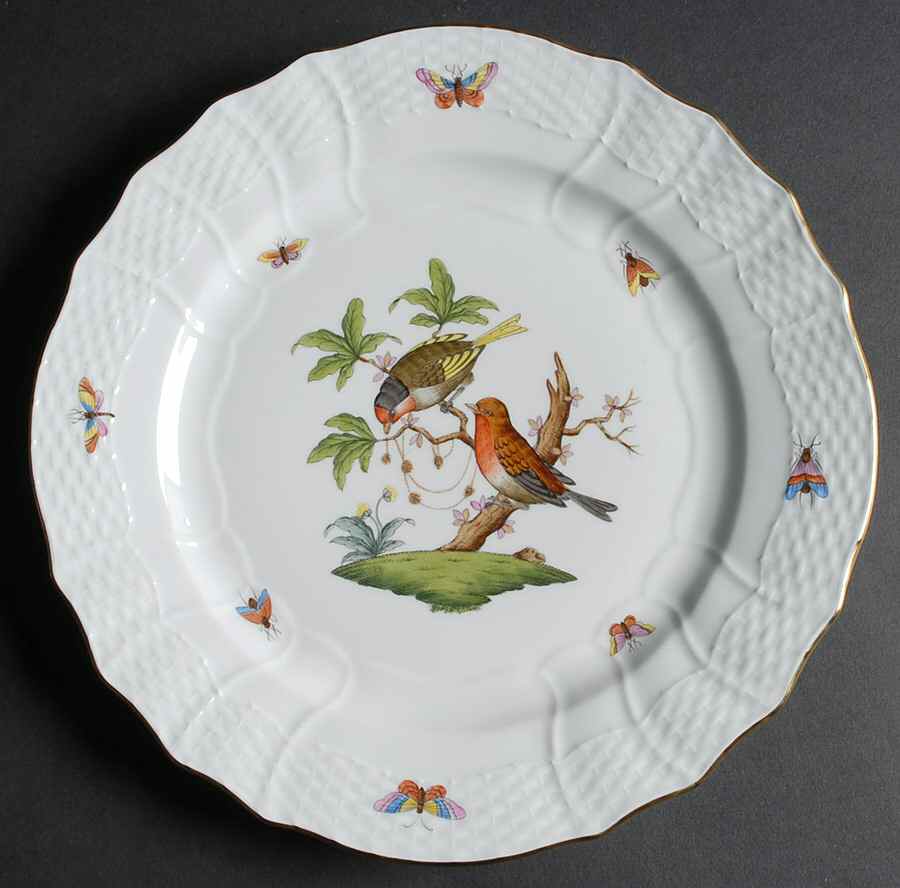 Rothschild Bird (RO) Service Plate (Charger) by Herend-1