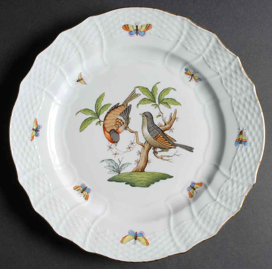 Rothschild Bird (RO) Service Plate (Charger) by Herend-1
