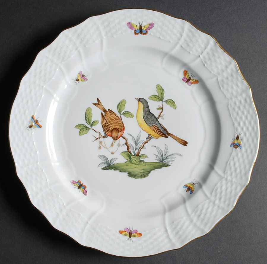 Rothschild Bird (RO) Service Plate (Charger) by Herend-1