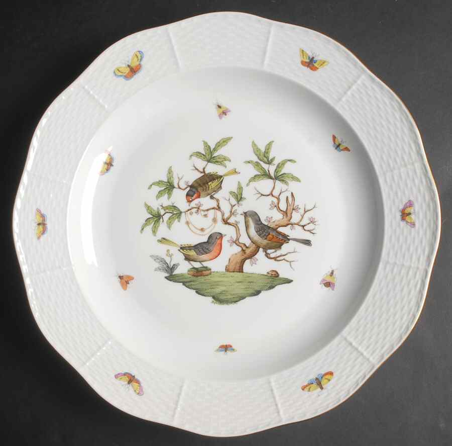 Rothschild Bird (RO) 13" Chop Plate (Round Platter) by Herend-1