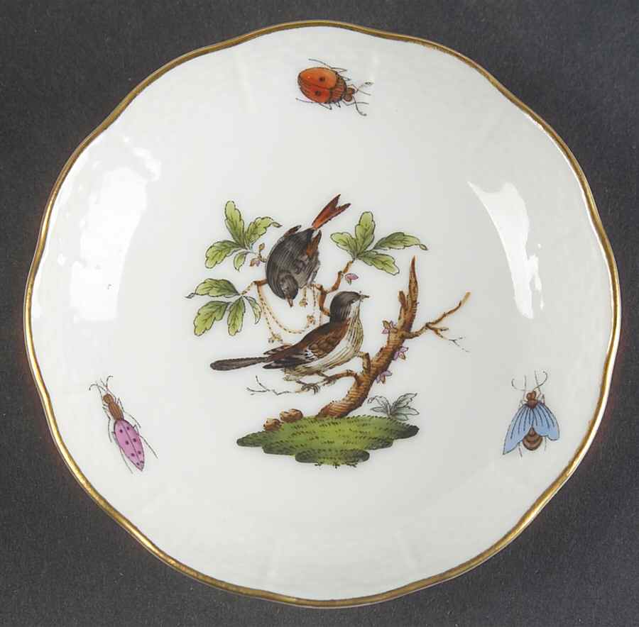Rothschild Bird (RO) 3'' Ashtray by Herend-1