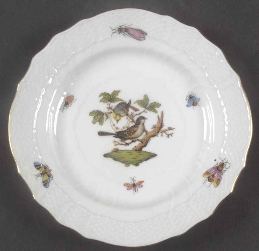Rothschild Bird (RO) Bread & Butter Plate by Herend-1