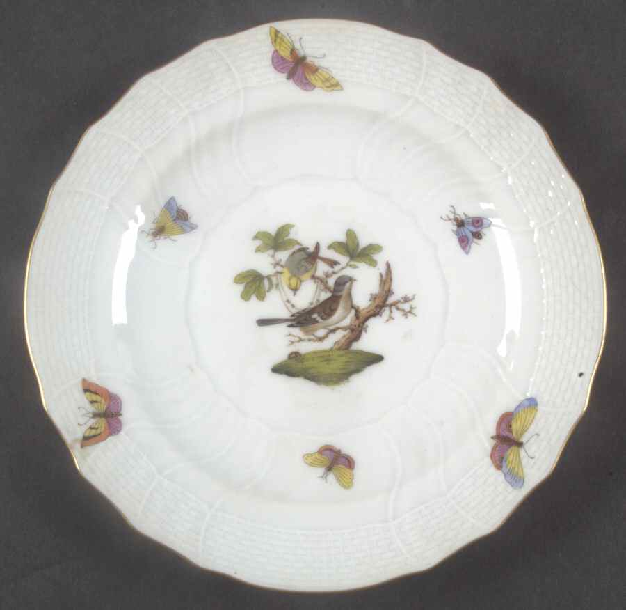 Rothschild Bird (RO) Bread & Butter Plate by Herend-1