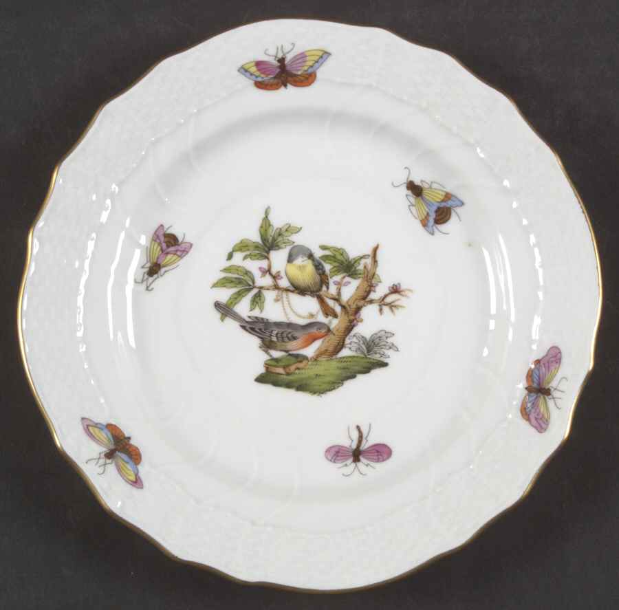Rothschild Bird (RO) Bread & Butter Plate by Herend-1