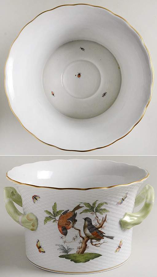 Rothschild Bird (RO) 6" Cachepot by Herend-1
