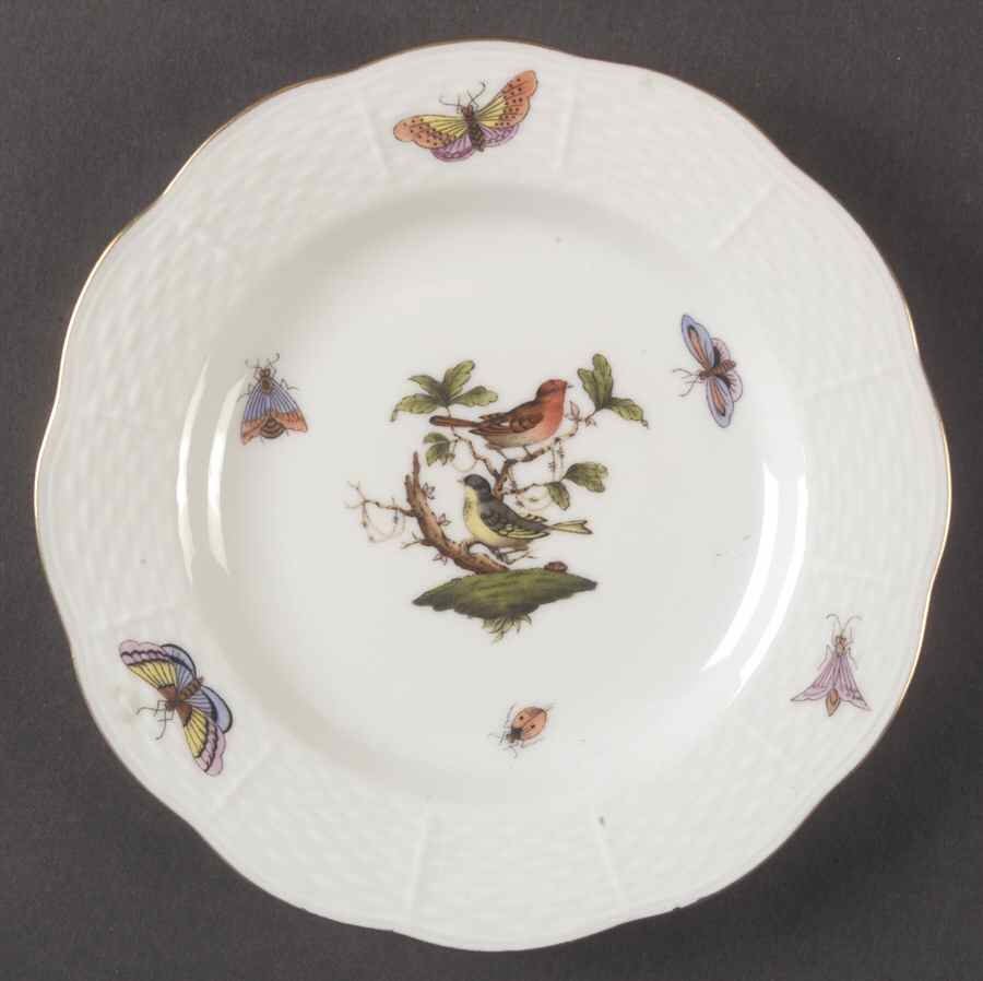 Rothschild Bird (RO) Bread & Butter Plate by Herend-1