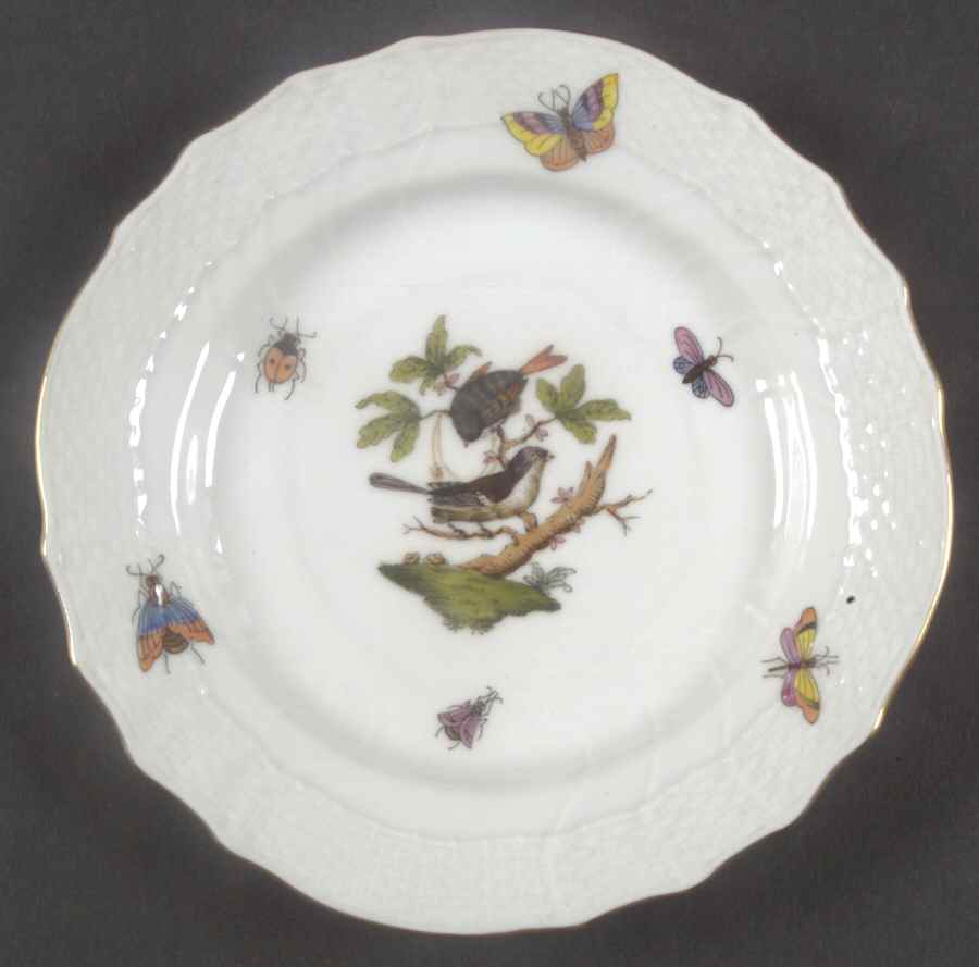 Rothschild Bird (RO) Bread & Butter Plate by Herend-1