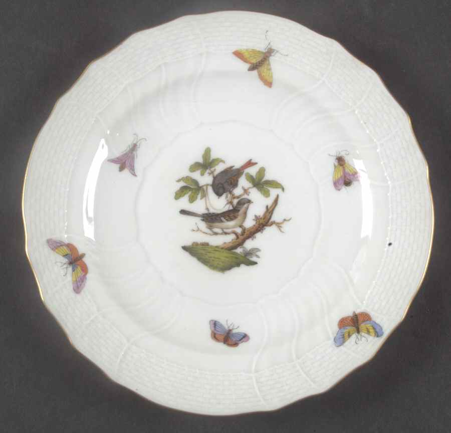 Rothschild Bird (RO) Bread & Butter Plate by Herend-1