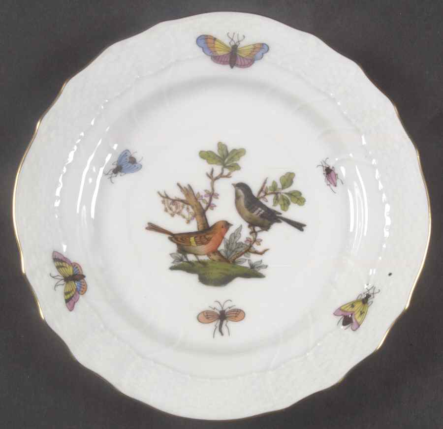 Rothschild Bird (RO) Bread & Butter Plate by Herend-1