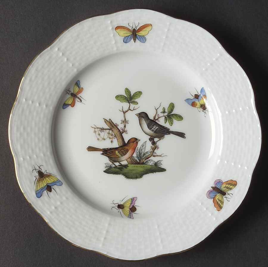 Rothschild Bird (RO) Bread & Butter Plate by Herend-1