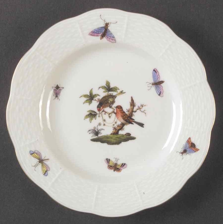 Rothschild Bird (RO) Bread & Butter Plate by Herend-1