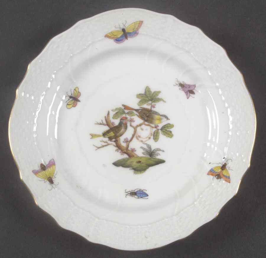 Rothschild Bird (RO) Bread & Butter Plate by Herend-1