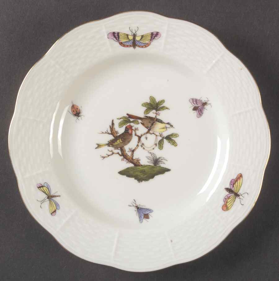 Rothschild Bird (RO) Bread & Butter Plate by Herend-1
