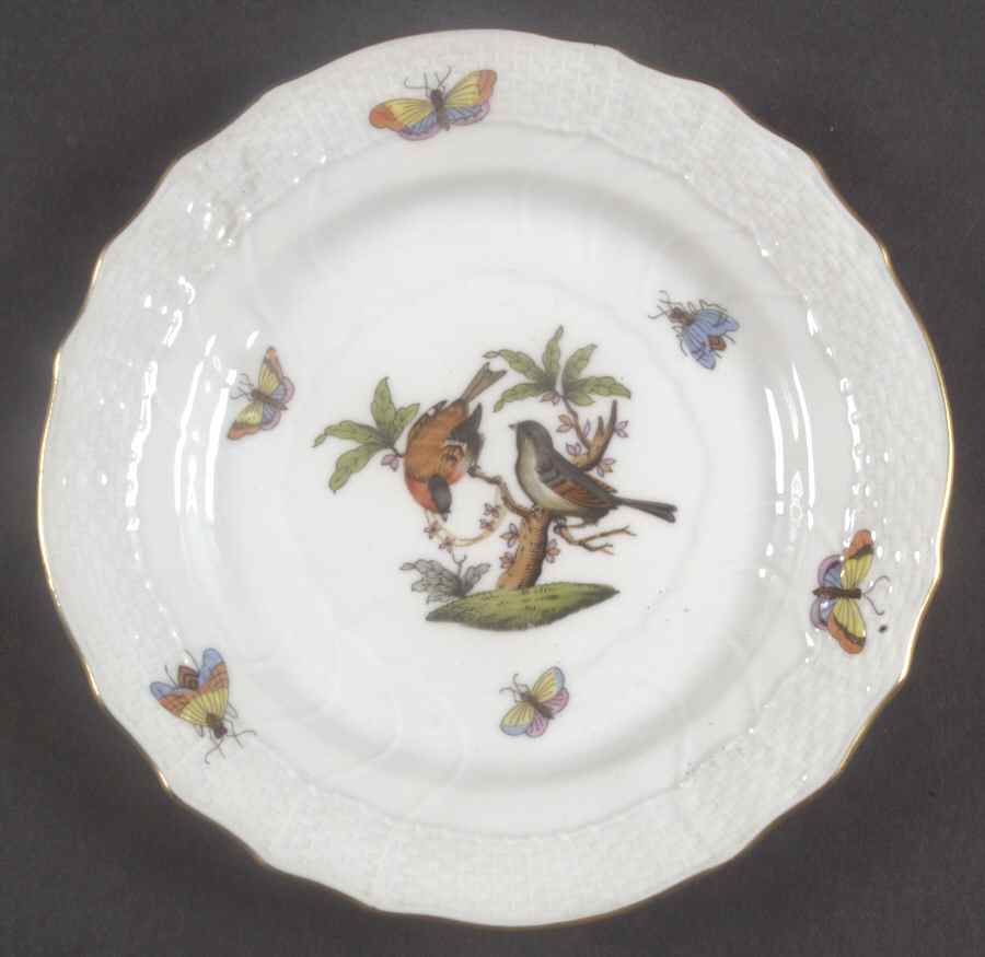 Rothschild Bird (RO) Bread & Butter Plate by Herend-1