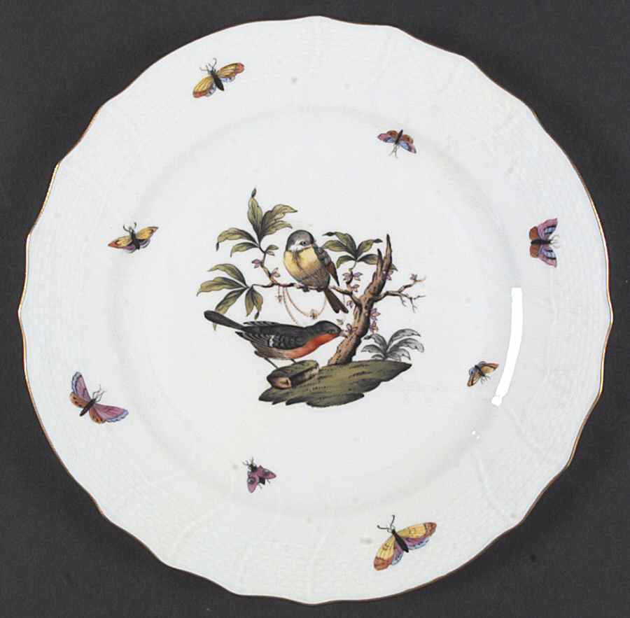 Rothschild Bird (RO) Dinner Plate by Herend-1
