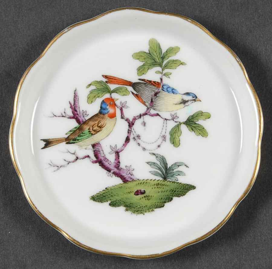 Rothschild Bird (Pastel Colors) Coaster by Herend-1