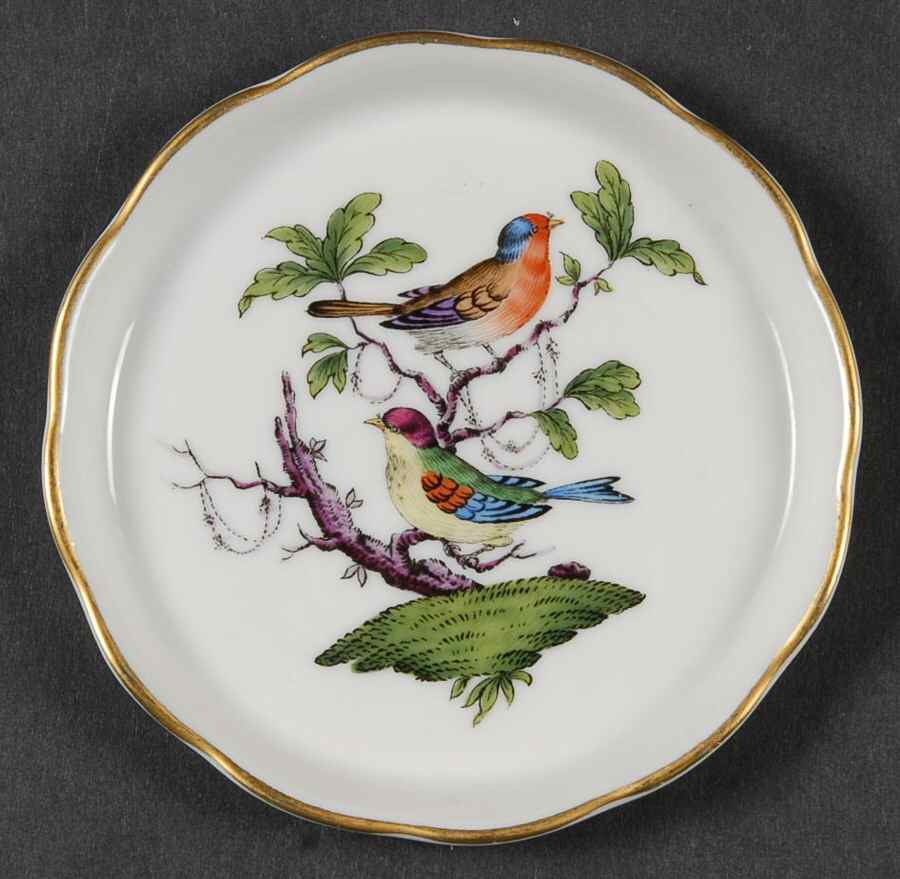 Rothschild Bird (Pastel Colors) Coaster by Herend-1