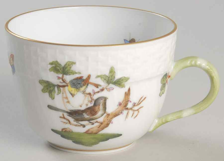 Rothschild Bird (RO) Flat Demitasse Cup by Herend-1