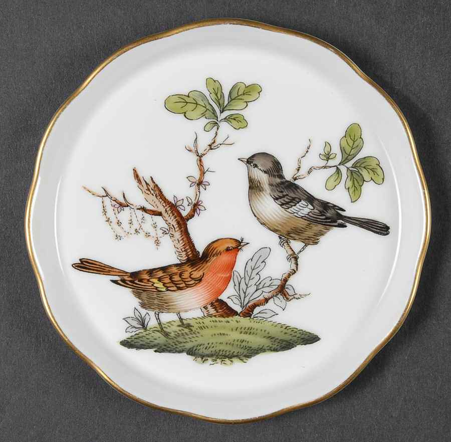 Rothschild Bird (RO) Coaster by Herend-1