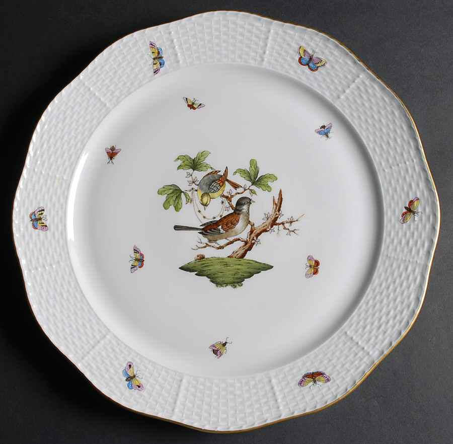 Rothschild Bird (RO) 13" Chop Plate (Round Platter) by Herend-1