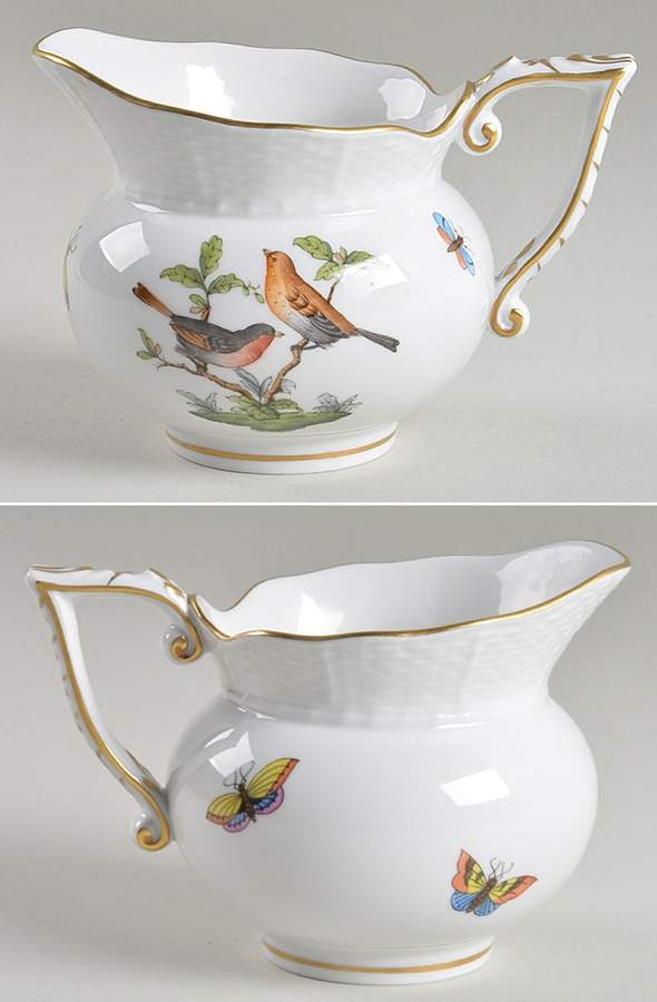 Rothschild Bird (RO) Creamer by Herend-1
