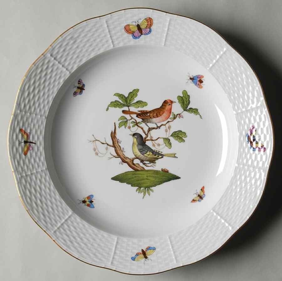 Rothschild Bird (RO) Dinner Plate by Herend-1