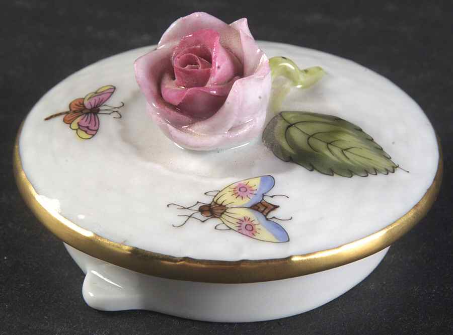 Rothschild Bird (RO) Lid for Teapot by Herend-1