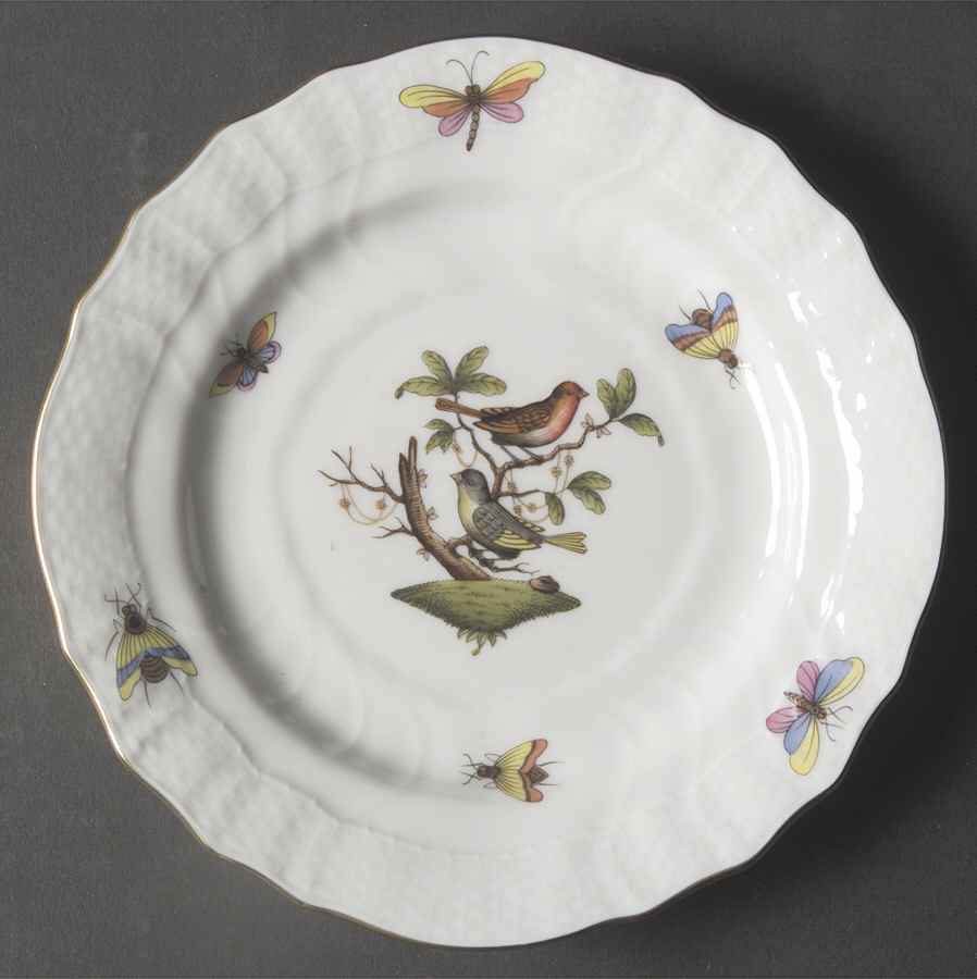 Rothschild Bird (RO) Bread & Butter Plate by Herend-1