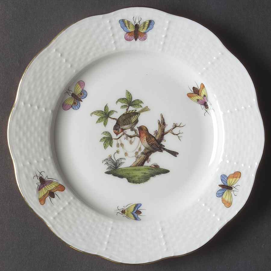 Rothschild Bird (RO) Bread & Butter Plate by Herend-1
