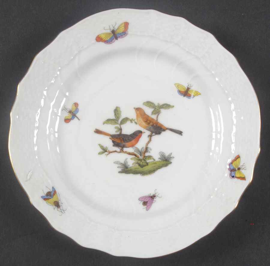 Rothschild Bird (RO) Bread & Butter Plate by Herend-1