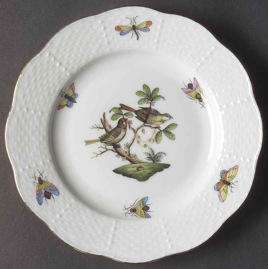 Rothschild Bird (RO) Bread & Butter Plate by Herend-1