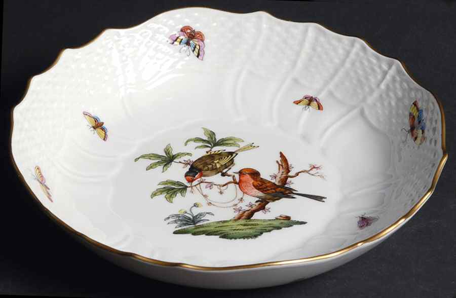 Rothschild Bird (RO) 8" All Purpose Bowl by Herend-1