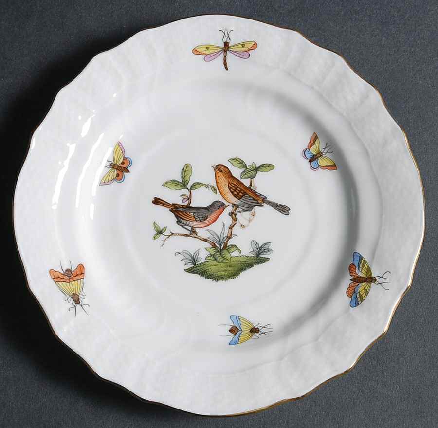 Rothschild Bird (RO) Bread & Butter Plate by Herend-1