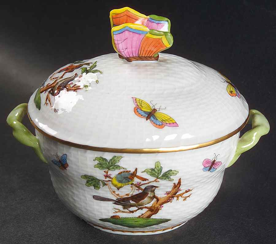 Rothschild Bird (RO) Candy Box-Small by Herend-1