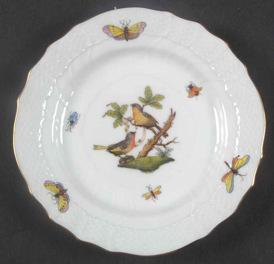 Rothschild Bird (RO) Bread & Butter Plate by Herend-1