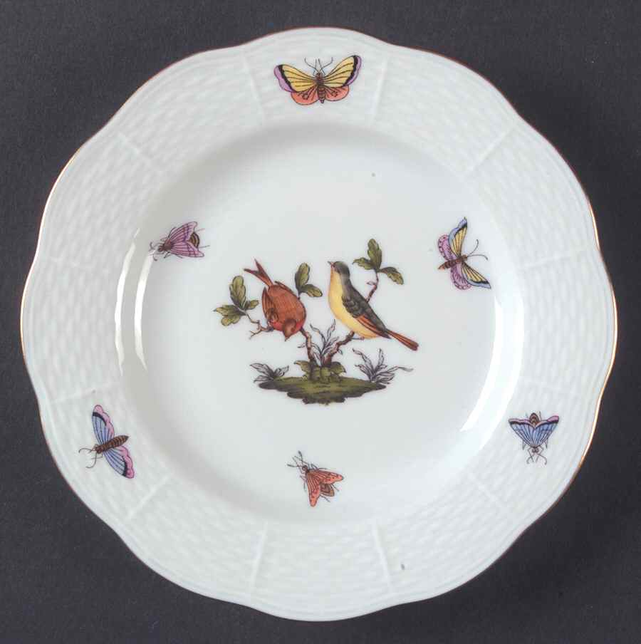 Rothschild Bird (RO) Bread & Butter Plate by Herend-1
