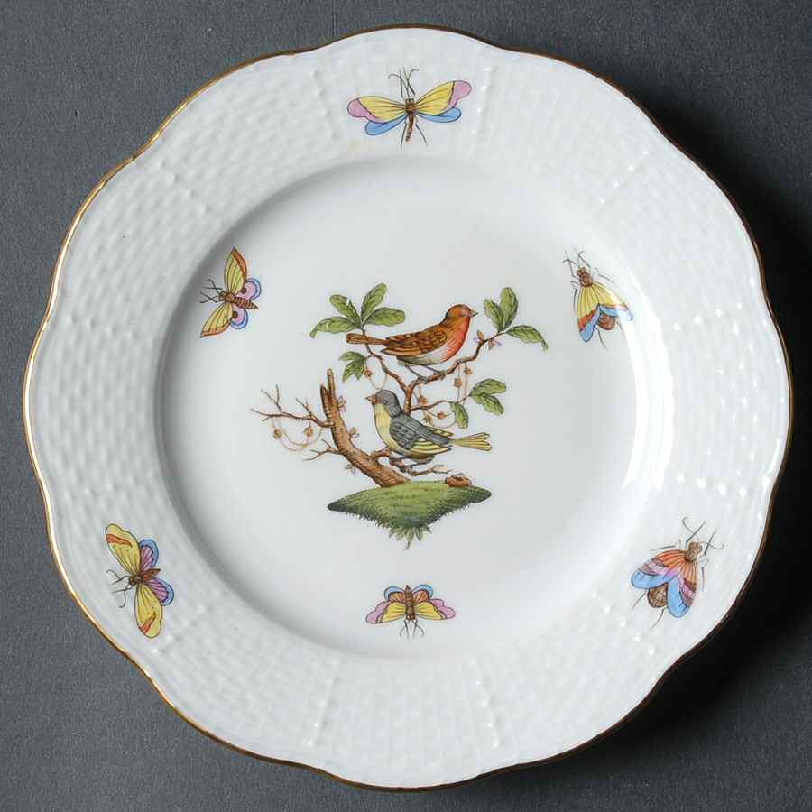 Rothschild Bird (RO) Bread & Butter Plate by Herend-1