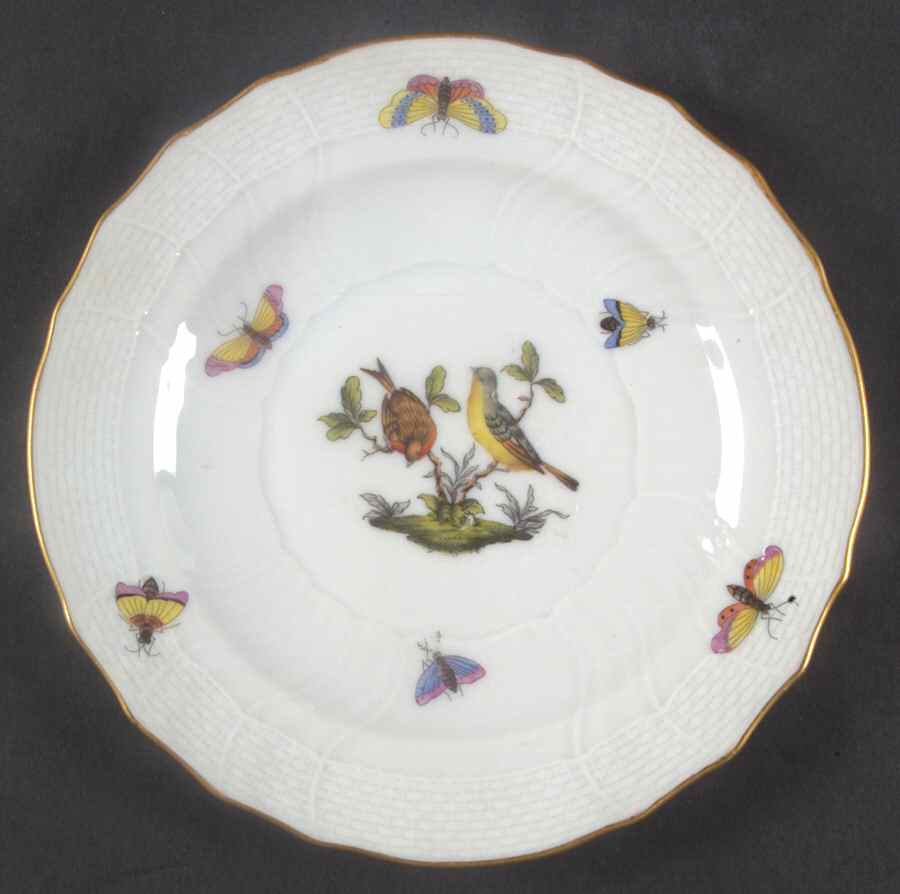 Rothschild Bird (RO) Bread & Butter Plate by Herend-1