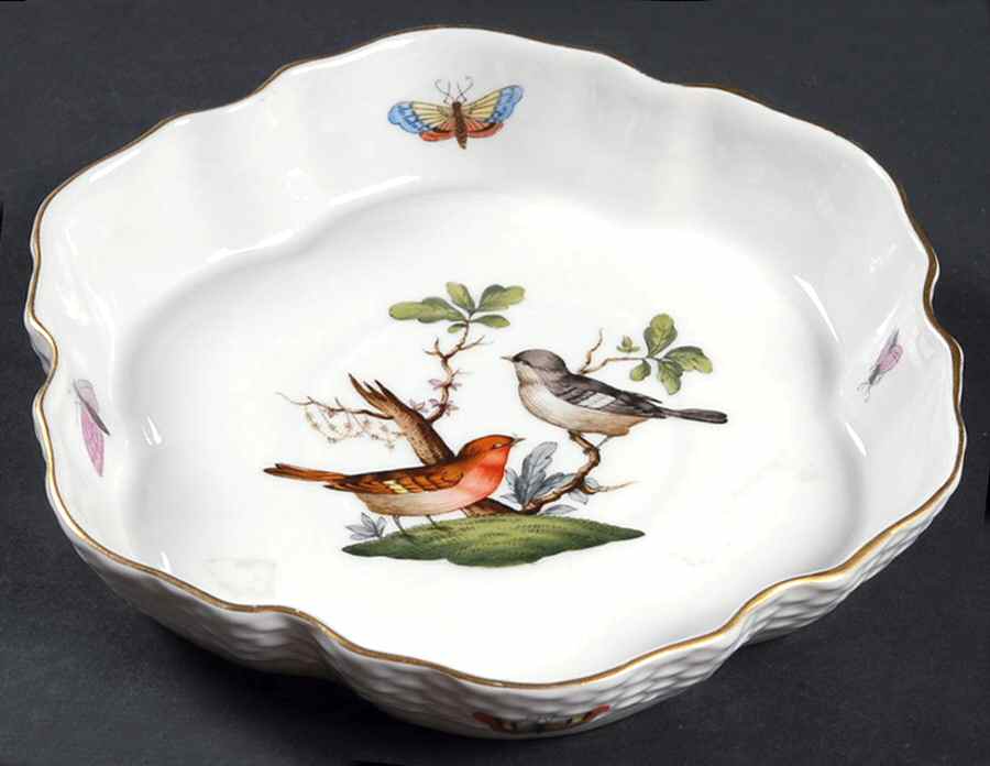 Rothschild Bird (RO) 6" Bon Bon by Herend-1