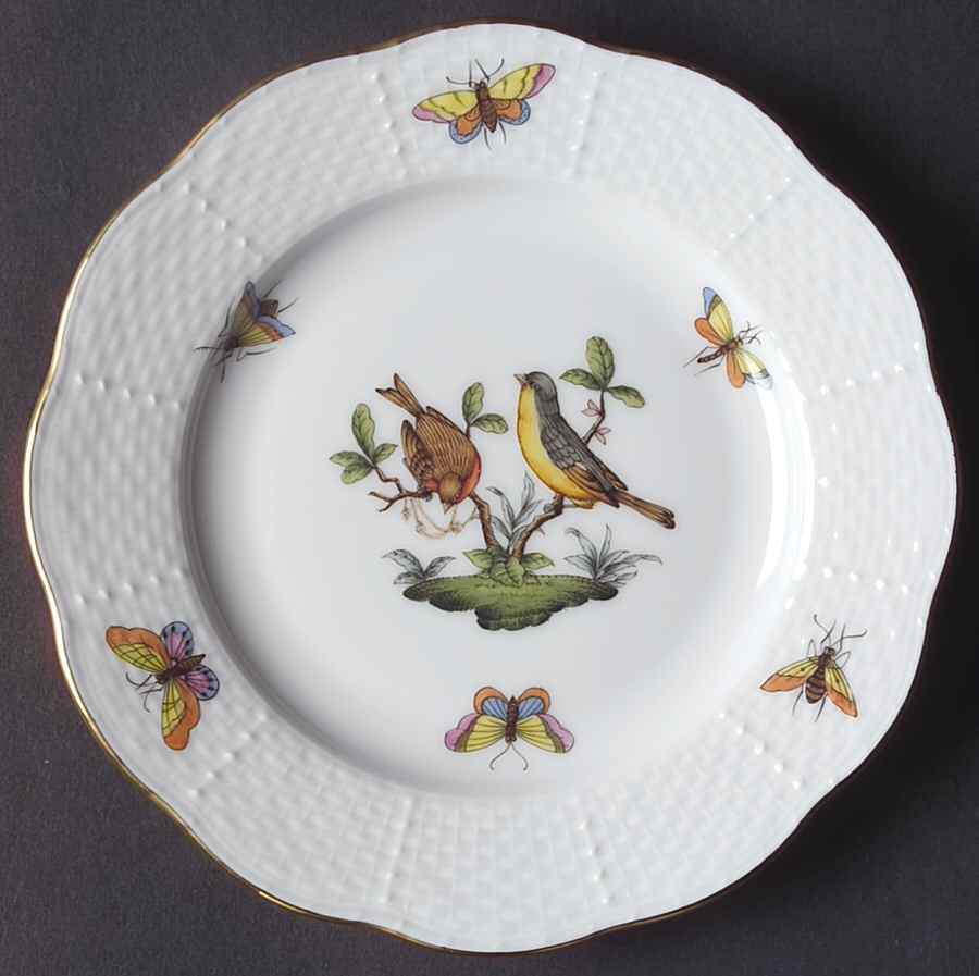 Rothschild Bird (RO) Bread & Butter Plate by Herend-1