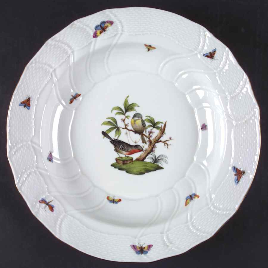 Rothschild Bird (RO) 12" Chop Plate (Round Platter) by Herend-1