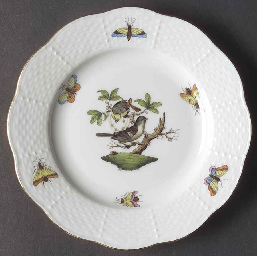 Rothschild Bird (RO) Bread & Butter Plate by Herend-1