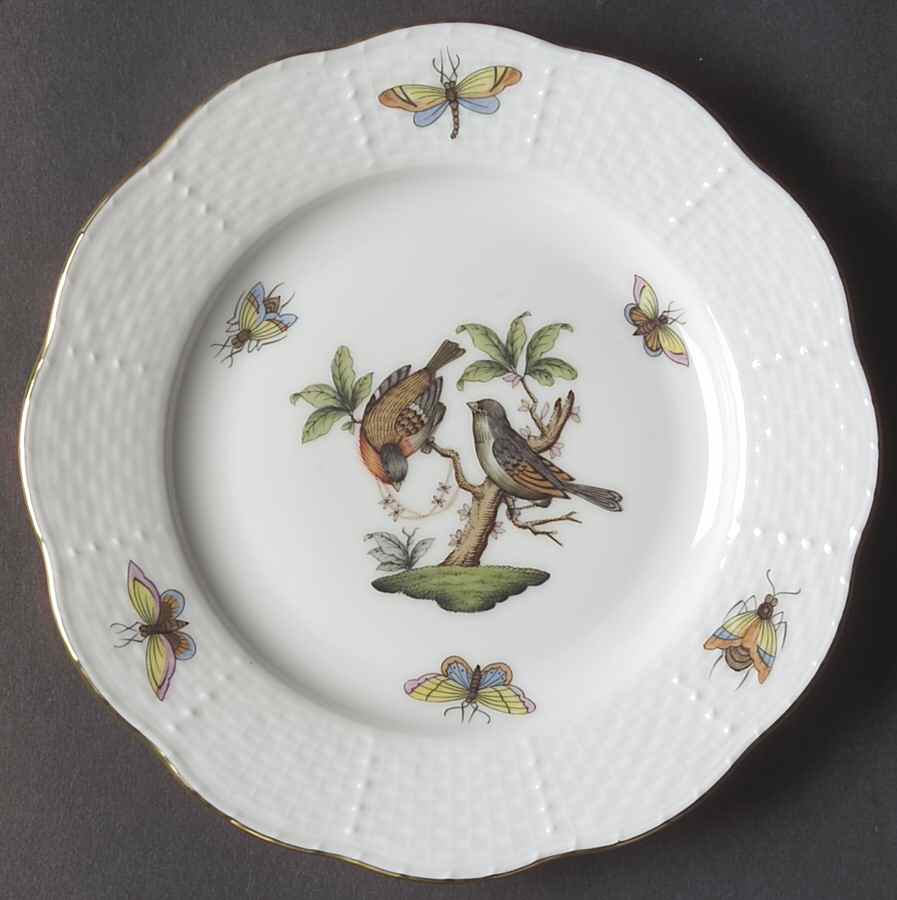 Rothschild Bird (RO) Bread & Butter Plate by Herend-1