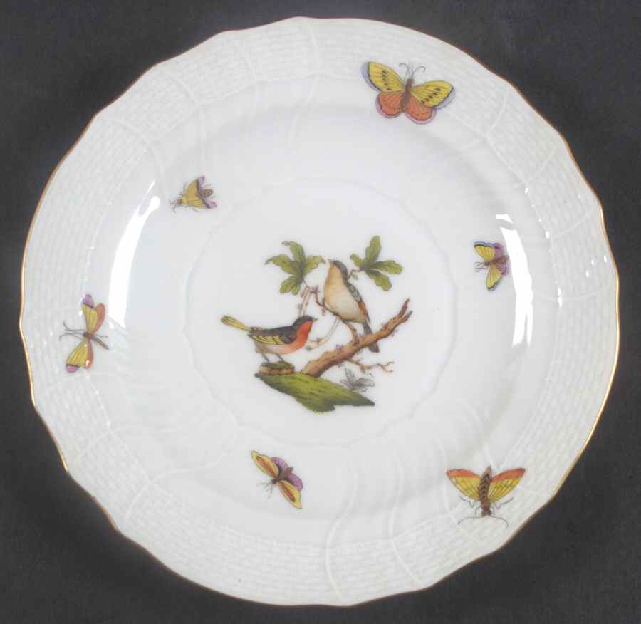 Rothschild Bird (RO) Bread & Butter Plate by Herend-1