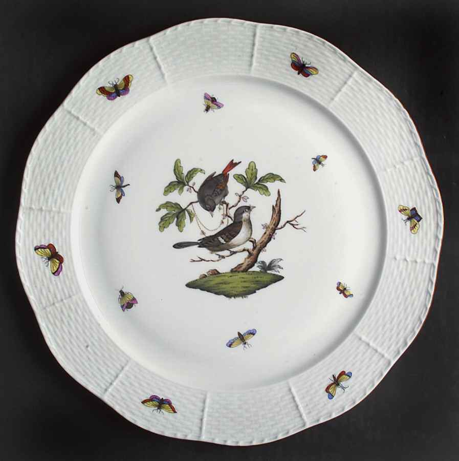 Rothschild Bird (RO) 11" Chop Plate (Round Platter) by Herend-1