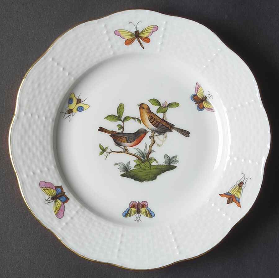 Rothschild Bird (RO) Bread & Butter Plate by Herend-1