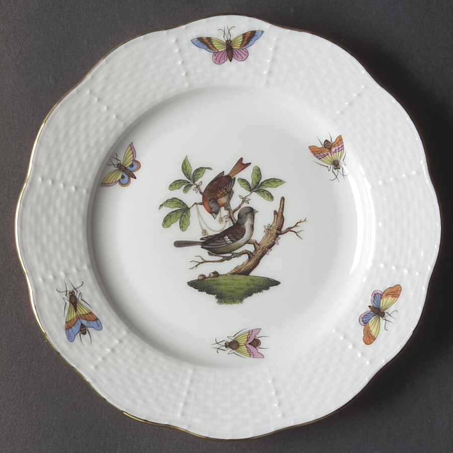 Rothschild Bird (RO) Bread & Butter Plate by Herend-1