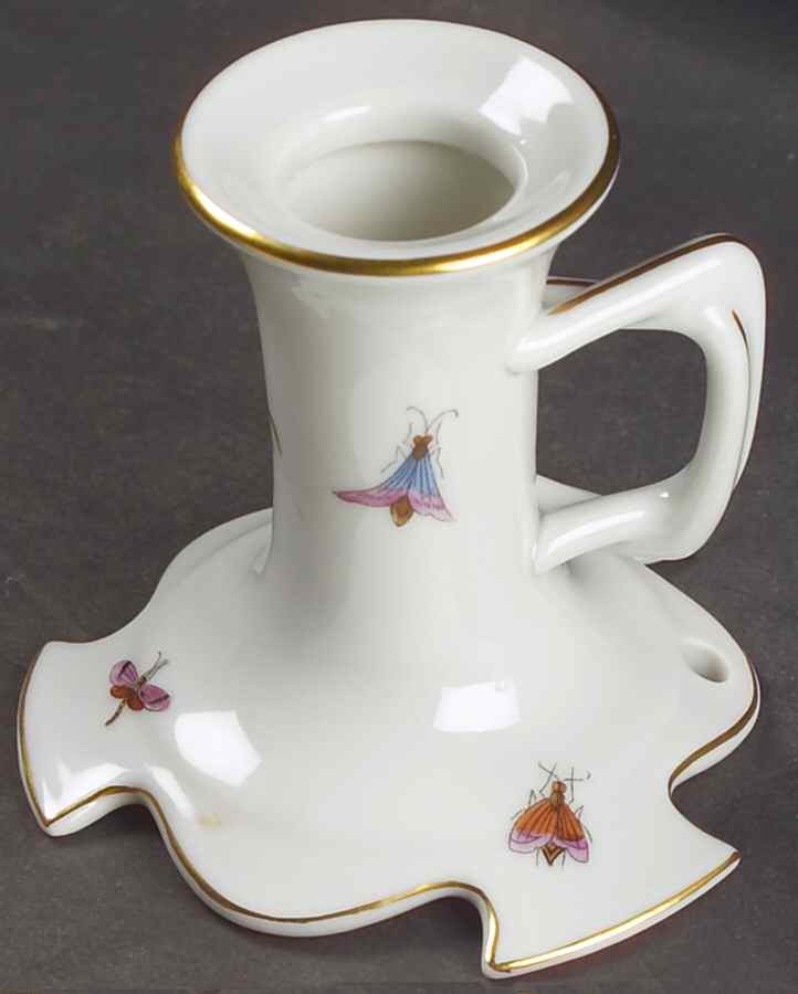 Rothschild Bird (RO) 3" Candlestick by Herend-1