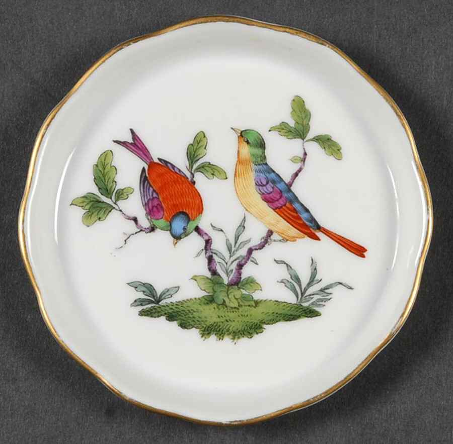 Rothschild Bird (Pastel Colors) Coaster by Herend-1